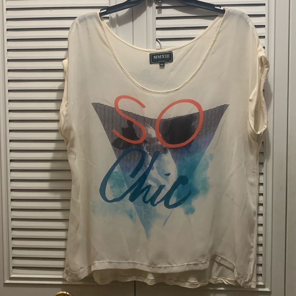 Woman cream shirt